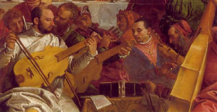 VERONESE (Paolo Caliari) The Marriage at Cana (detail) we oil painting picture